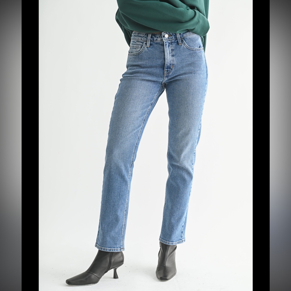 Just Black Denim Slim Straight Jeans